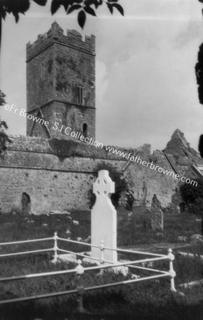 CLARE ABBEY(AUGUSTINIAN) TOWER & CHOIR FROM S.W.